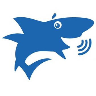 A screen reader logo (specifically the JAWS shark)